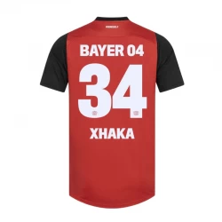 Bayer 04 Leverkusen Granit Xhaka #34 Fodboldtrøjer 2024-25 Hjemmebanetrøje Mænd